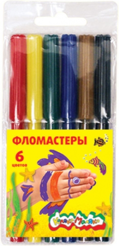 Фломастеры 06цв. в ассортименте