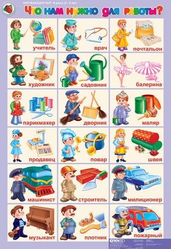 т.Окружающий мир 4-5 лет."Я расту"(11 табл+16 карт)