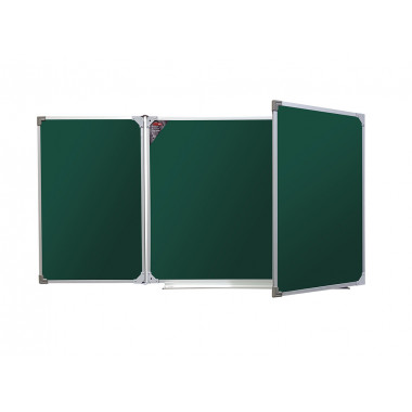 Доска аудиторная Eco 20ТЭ*300М (100*300 см, меловая) 3-элементная