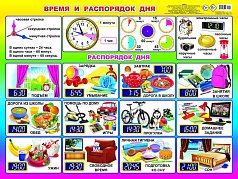 Пл.Время и распорядок дня (картон, А-2)