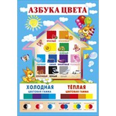 Пл.Азбука цвета (картон, размер 440*596 мм) 