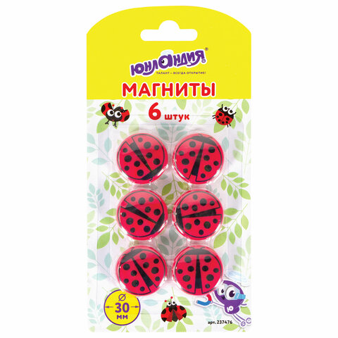 Магниты д/досок d-30мм (6шт.)