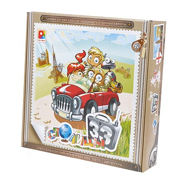 Настольная игра "33 столицы"