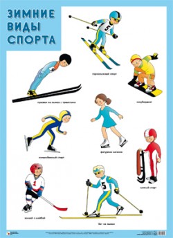 Пл.Зимние виды спорта ( 500x690 мм)