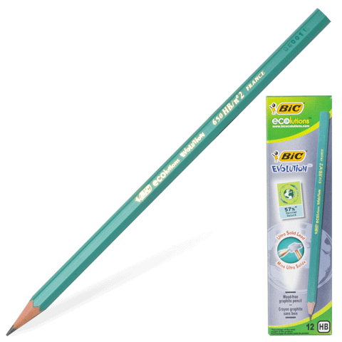 Карандаш "BIC EVOLUTION" пласт.НВ (ТМ) (Франция)
