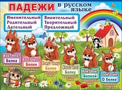 Пл.Падежи (картон, 440*596 мм)