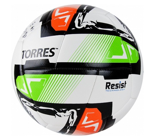Мяч футбольный TORRES Resist, F321055, размер 5, 24 панели, гибр сш