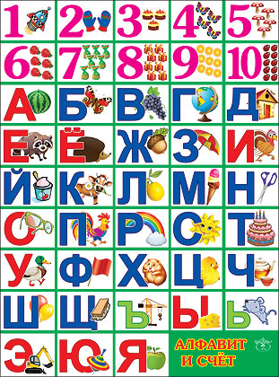 Пл.Алфавит и счет (картон, Формат А-2)