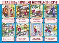Пл.Правила личной безопасности (картон, размер 440*596 мм)
