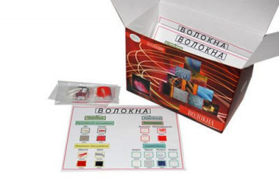 Коллекция по волокнам и тканям (15 паспарту)