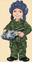 Пл.Танкист(картон фигурный  )