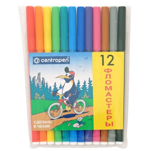 Фломастеры 12цв."Centropen"