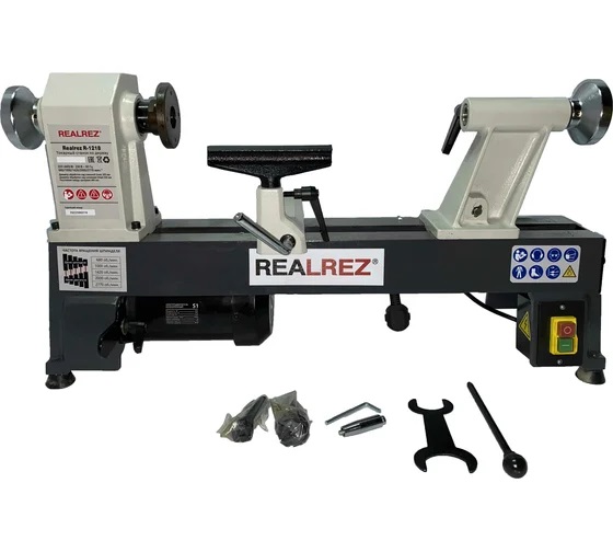 Токарный станок по дереву REALREZ R-1218 550 В REZ-R-1218 550 W