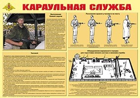 Пл.Караульная служба – плакат (Формат А-2)