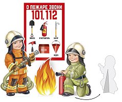 Фигурки настольные "Пожарные"
