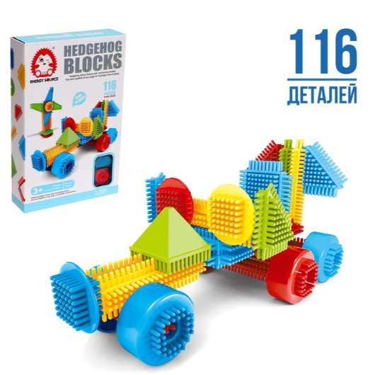 Конструктор игольчатый «MINI BRISTLES Машина», 116 деталей