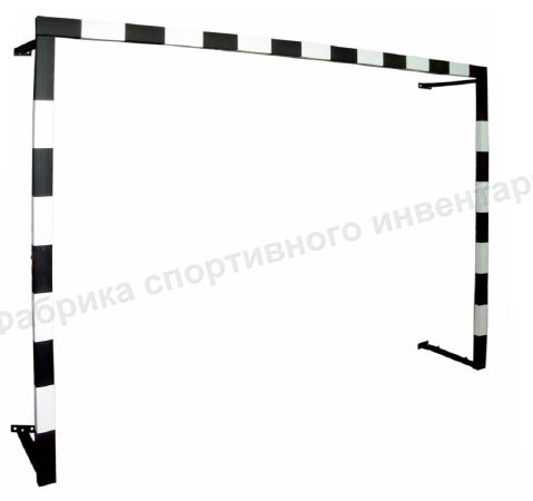 Ворота для гандбола и минифутбола трансформируемые (3,0х2,0х0,5м) без сетки на колесиках