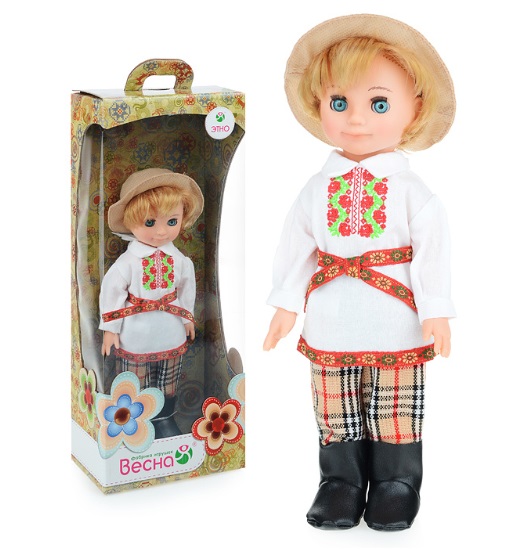 Кукла Мальчик в белорусском костюме