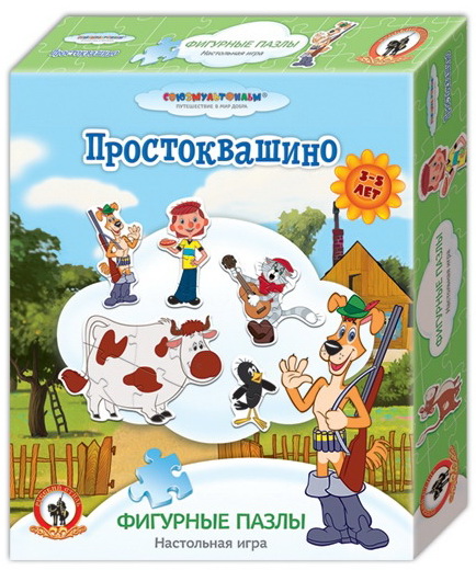 Пазл фигурный "Простоквашино" (для малышей)