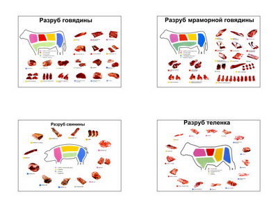 т.Разрубка туш (свинина,говядина,телятина) (4 пл,винил,70*100)