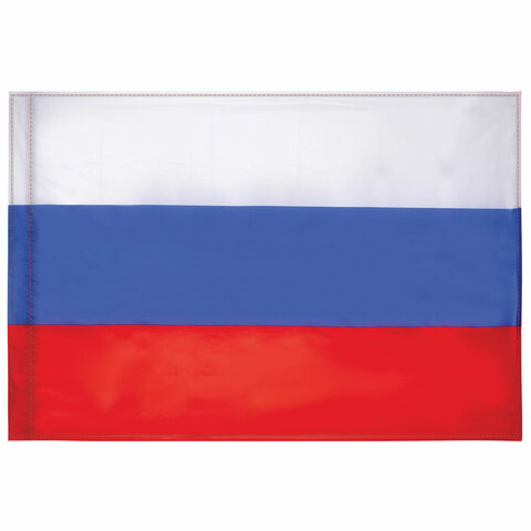 Флаг России (1,35*90) полиэфирный шелк, тонкий