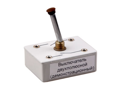 Выключатель двухполюсный  (демонстрационный)