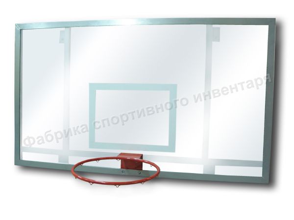 Щит баскетбольный  игровой 1800х1200мм из оргстекла