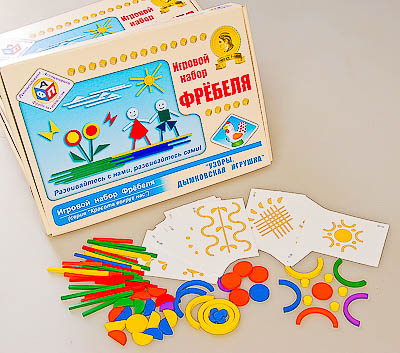 Игровой набор Фребеля "Узоры. Дымковская игрушка"