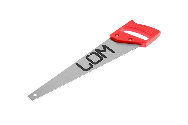 Ножовка по дереву LOM пластиковая рукоятка, 7-8 TPI, 400 мм