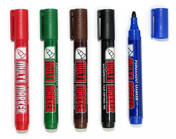 Маркер перман."MULTI MARKER" 3,0мм.в ассорт.