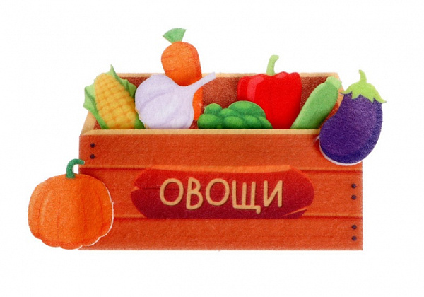 Развивающий набор из фетра «Овощи»