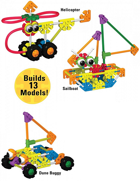 Конструктор Образовательный Kid K'NEX Education "Транспорт" (229 деталей)