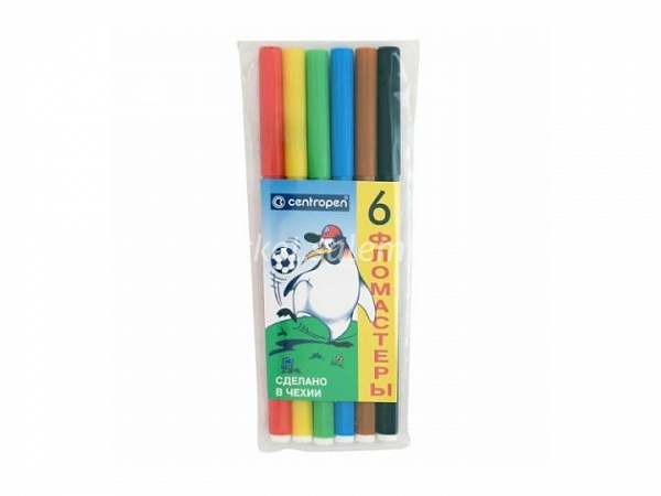 Фломастеры 06цв."Centropen"