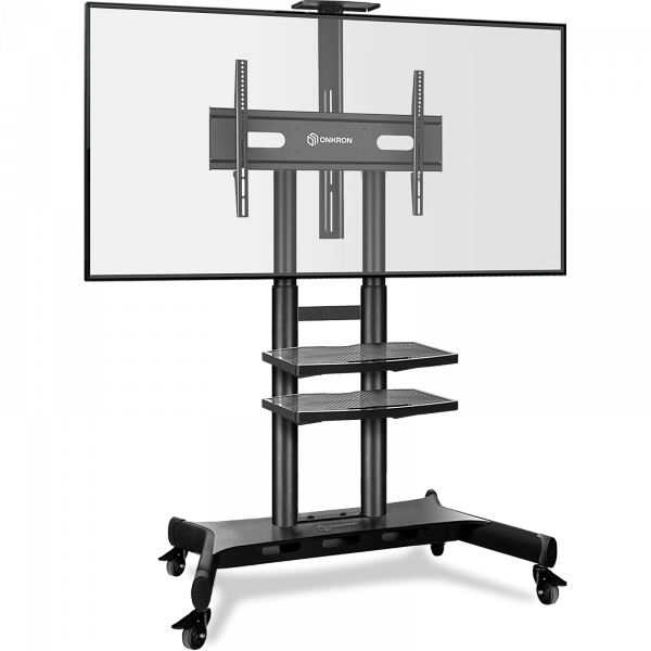 Стойка для интеративной панели В ONKRON TS1881 [800х500, 50"-83", до 90,9 кг, мобильная]