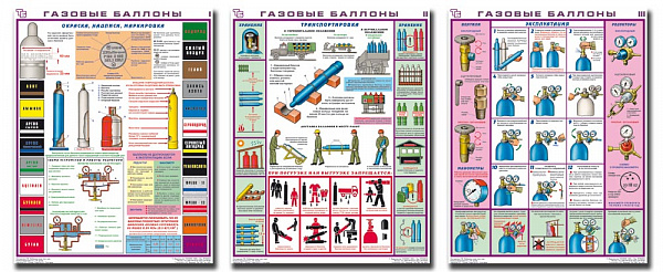 К-т пл.Газовые баллоны (3 пл,лам,45*60)