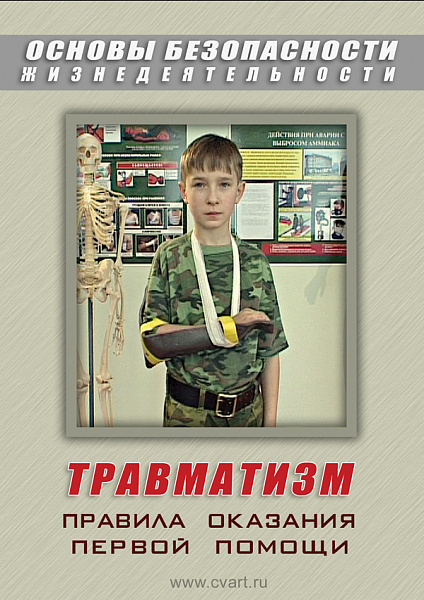 Травматизм.Оказание первой медицинской помощи (DVD)
