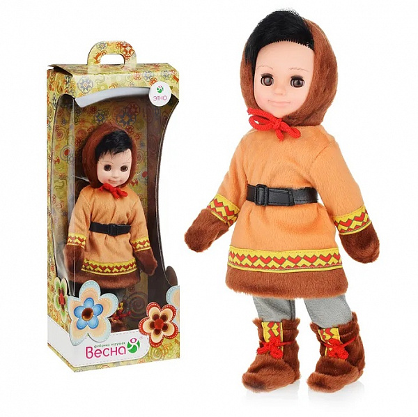 Кукла Мальчик в костюме народов Севера