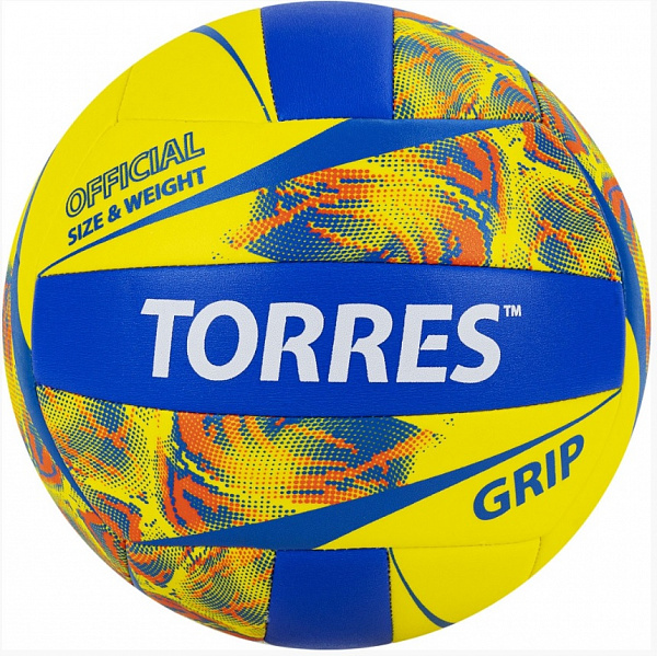 Мяч волейбольный TORRES Grip Y, размер 5