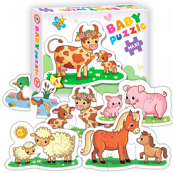 Пазл Baby Puzzle. Мамы и малыши-2