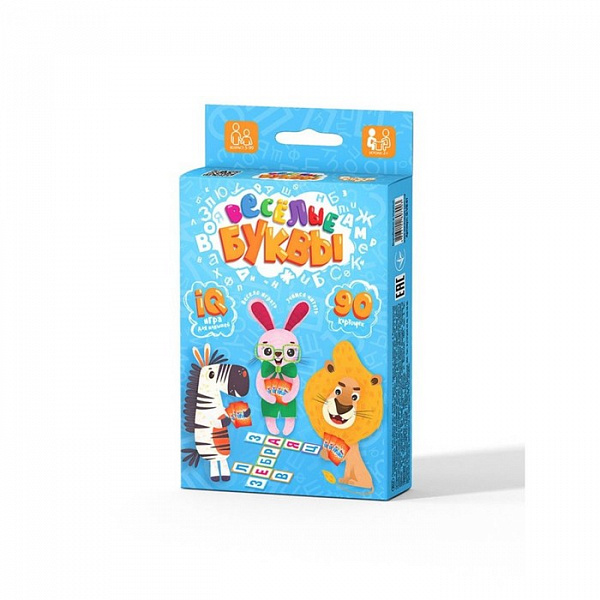 Настольная игра "Веселые буквы"