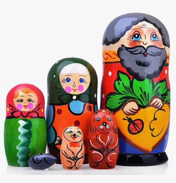 Матрешка "Репка" 6 в 1