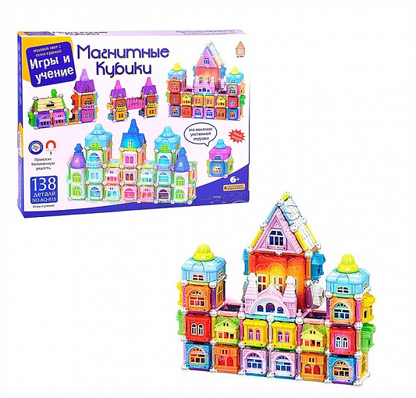 Конструктор (138 дет.) в коробке