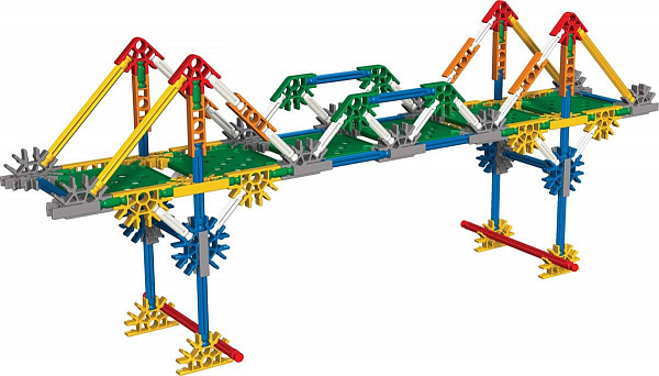 Конструктор Образовательный K'NEX Education "Изучение основ строительства: Мосты" (207 деталей)