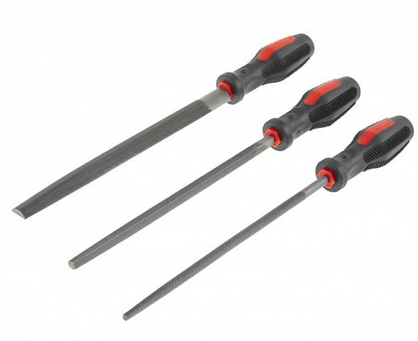 Набор напильников Hammer Flex 601-056, 200 мм, для обработки стали
