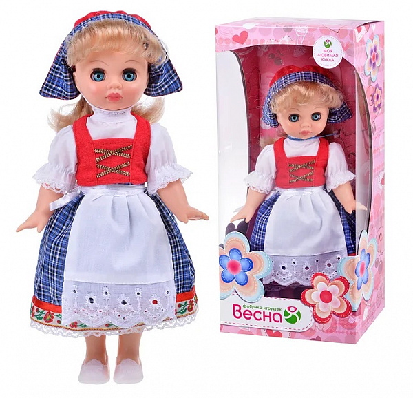 Кукла Эля в Баварском костюме 