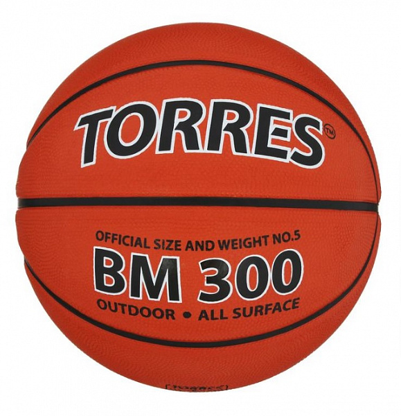 Мяч баскетбольный Torres BM300, B00015, размер 5