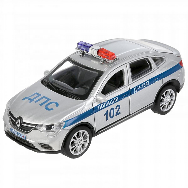 Машина металлическая «Renault ARKANA полиция»
