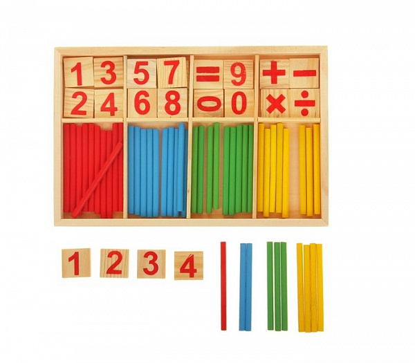 Счётные палочки "Цифры и знаки"